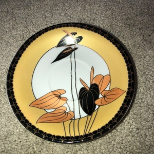 Vintage Japan Especo 24 Ct Gold Plated Trinket‎ Dish Gold Collections